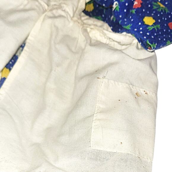 9" Vintage Raggedy Ann Dress With a White Pinafore ~ Original Outfit - Picture 4 of 6